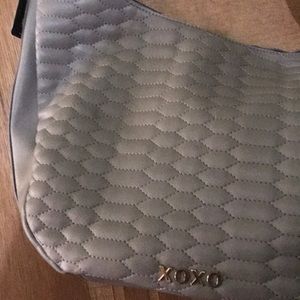 Quilted leather like shoulder bag